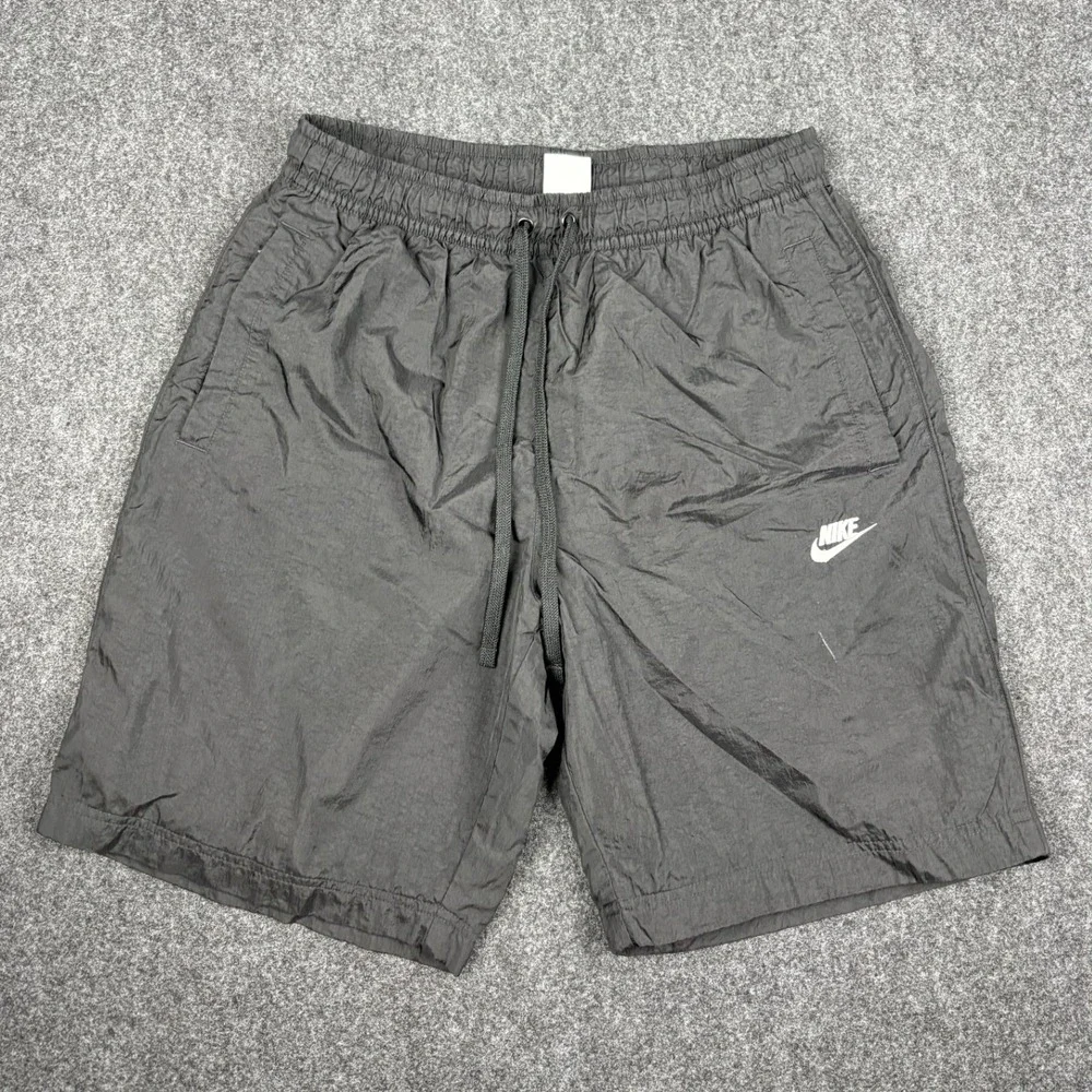 Nike Sportswear Woven Shorts Mens Large Black Mesh Lined Nylon Style AR2382-010
